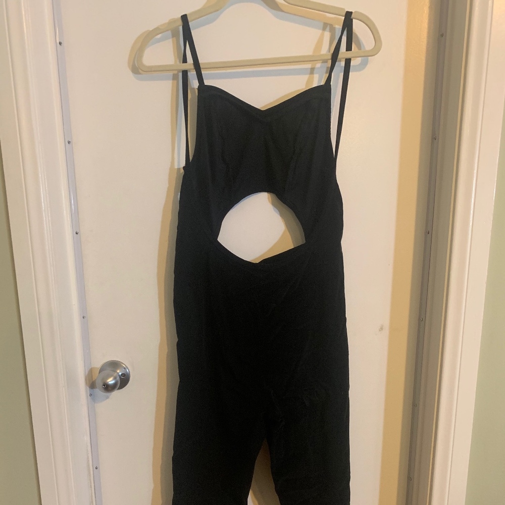 Black Cut-Out Romper